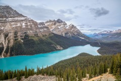 Peyto Lake, Wolf Head Lake