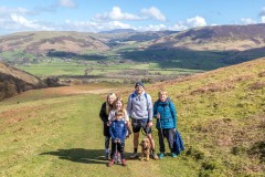 Low Fell family walk, Lucy, Bobby, Phoebe