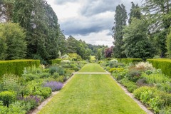 Newby Hall double herbaceous border