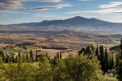 Pienza, Passeggiata Panoramica, Val d'Orcia